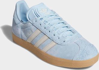 adidas Sneaker ADIDAS ORIGINALS GAZELLE, Damen, Gr. 36, clear sky, cream wei&szlig;, gum 3, Leder, Schuhe Sneaker