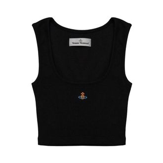 Vivienne Westwood Tops, Dames, Zwart, M, Sleeveless Tops