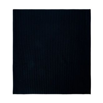 Yohji Yamamoto Rib Snood - Dames - Wintersjaals - Zwart - M - Wol - Accessoires