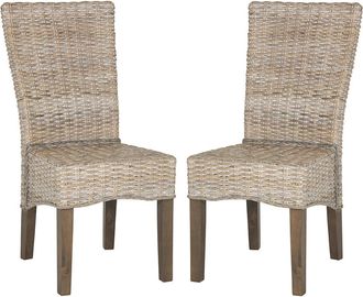 Safavieh Ozias 19In Wicker Dining Chair