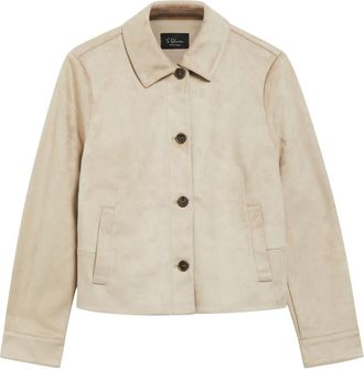 s.Oliver Indoor Jas - Dames - Zomerjassen - Beige - 2XL - Leer - Jassen