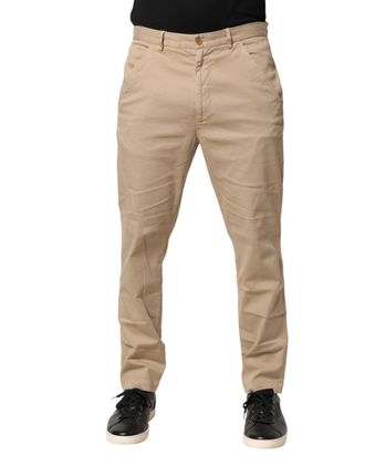 Daniele Alessandrini Cotton Skinny Chino Trouser Mens Pants (Pre-Owned)