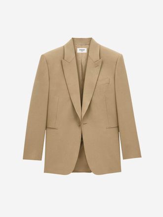 Saint Laurent Blazer Structured Wool