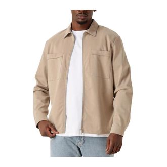 The Goodpeople Lavi Overshirt - Heren - Zomerjassen - Beige - L - Jassen