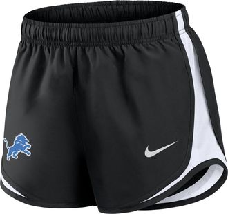 Nike Detroit Lions Tempo Nike Womens Dri-FIT NFL Shorts in Black | 04PK093N9J-T2G