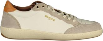 Blauer Murray 01 Sneaker - Heren - Sneakers - Wit - 41 EU - Leer - Schoenen