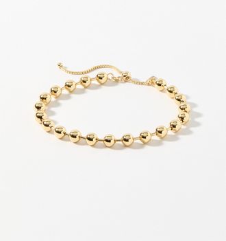 Pilgrim Womens Shiny ball bracelet