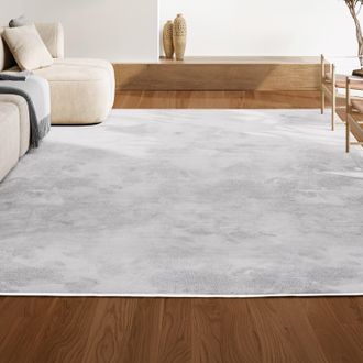 Jonathan Y Designs Cole Modern Minimalist Pinstripe High-Low Area Rug