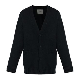 Lisa Yang Cashmere Knitwear, male, Black, Size: 2XL The Wilson Cardigan