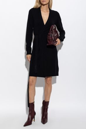 Dsquared2 Dress Tied At The Waist, Womens, Black