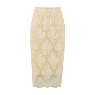Aniye By Falda Midi Viv&igrave; - Skirts - Mujer - Beige - XS