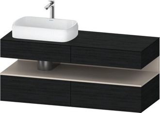 Duravit Qatego Consola Mueble Bajo Lavabo, 2 Extensiones, 2 - Duravit