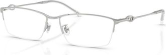 Diesel 58mm Rectangle optical glasses in Silver at Nordstrom