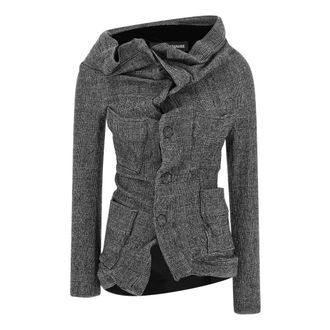 Junya Watanabe Blazer Asim&eacute;trico - Jackets - Mujer - Gris - M