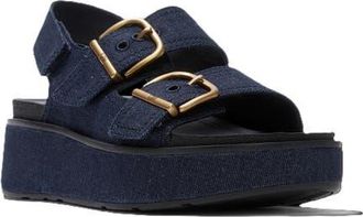 FitFlop Gen FF Max Buckle Denim in Dark Denim at Nordstrom, Size 11