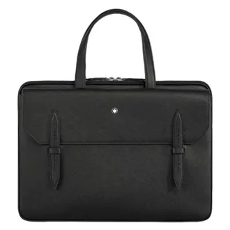 Montblanc Black Sartorial Thin Leather Briefcase