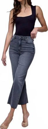 Hidden Jeans Tracey High Rise Straight Leg Jeans In Grey