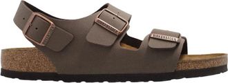 Birkenstock Schoenen, Dames, Bruin, 35 EU, Leer, Milano BS