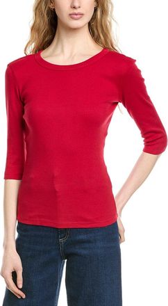 Michael Stars Dot Basic Band Crewneck Top