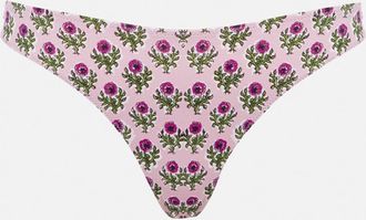 MC2 Saint Barth Woman Pink Flower Classic Swim Briefs Lido