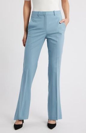 Theory Stretch Wool Trousers in Stone Blue at Nordstrom Rack, Size 12