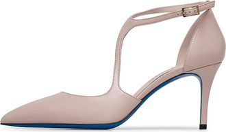 Loriblu D&eacute;collet&eacute; - Dames - Pumps - Roze - 39 EU - Leer - Schoenen