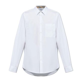Burberry Hombre, Camisas, Blanco, Talla: S