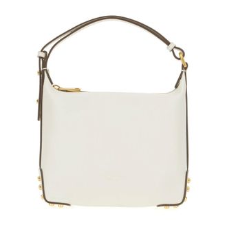 Tod's Studded Mini Shoulder Bag - female - Tods - Handbags - White - ONE SIZE - Bags