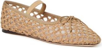 Loeffler Randall Leonie Mary Jane Ballet Flat in Brown at Nordstrom, Size 8.5
