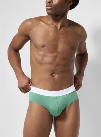 Le 31 Mens Colourful stretch jersey brief TENCEL TM modal organic cotton