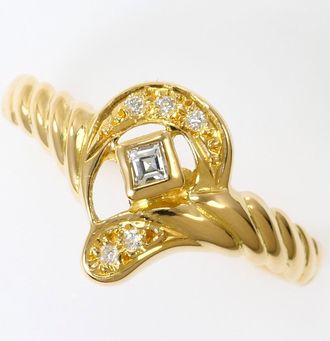 C&A Yellow Gold Yellow Gold (18K) Band Ring (Pre-Owned)