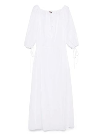 Andamane Wilma maxi-jurk - Wit