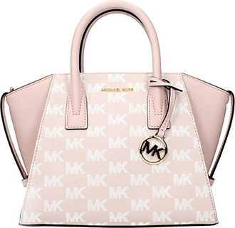 Michael Kors Stijlvolle Leren Tas voor Vrouwen - Dames - Handtassen - Roze - ONE Size - Katoen - Tassen