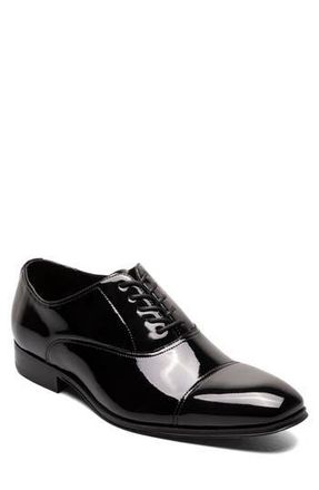 Florsheim Atlanta Cap Toe Oxford in Black Patent at Nordstrom Rack, Size 10.5