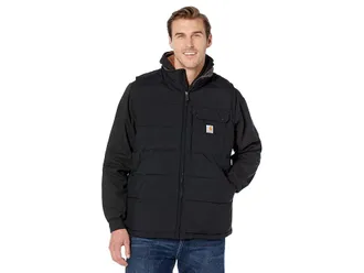 Carhartt Work in Progress Big Tall Rain Defender(r) Loose Fit Midweight Insulated Vest Mens Clothing Black : 3XL (Reg), Nylon