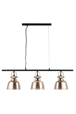 Netlighting Ava 3 Light Bar Gold Bar Pendant Ceiling Light