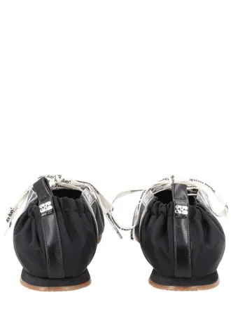 Ganni Ballerina Sporty Flat - Black