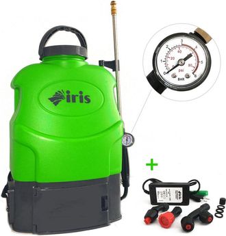 Iris Bomba Pulverizadora Iris Garden E-lite 16lt A Pilas De Iones De Litio