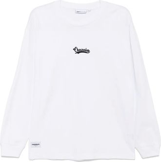 Chocoolate logo-print T-shirt - men - Cotton - L - White