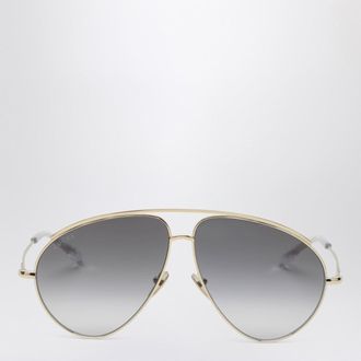 Gucci Gold metal Aviator sunglasses