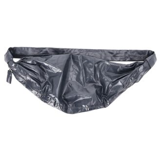 Christophe Lemaire Croissant Bag in Grey Leather