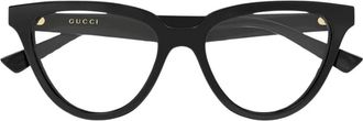 Gucci Cat-eye Optisch Montuur - Dames - Brillen - Zwart - 52 MM - Accessoires