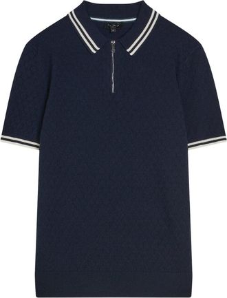 Ted Baker Mahani Regular T Poloshirt Met Halve Rits