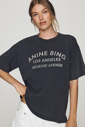 Anine Bing Melrose Stencil Tee