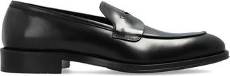 Ferragamo Touring Loafers - Heren - Loafers - Zwart - 40 1/2 EU - Leer - Schoenen