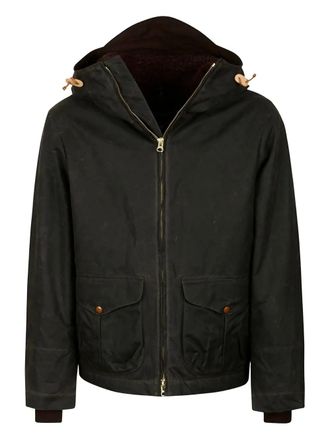 Ceccarelli buttoned hooded jacket - men - Cotton - 42 - Brown
