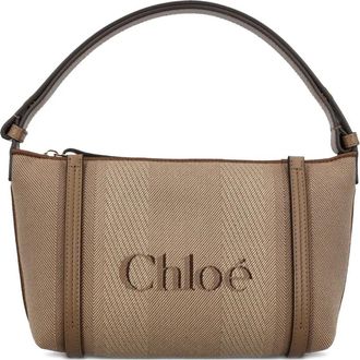 Chlo&eacute; Borsa tote Carry con logo goffrato - Toni neutri