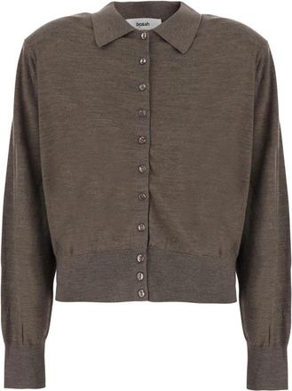 BA&SH Boston Cardigan - Dames - Vesten - Grijs - M - Wol - Truien & Vesten
