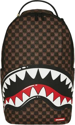Sprayground Sprayground, Tassen, unisex, Bruin, ONE Size, Sharks In Paris Wtf Bubble Check Backpack