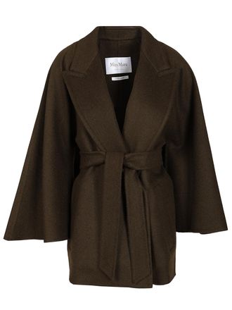 Max Mara Short Robe Coat Coats Grey